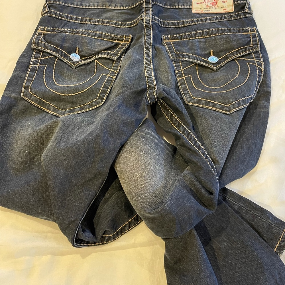 TRUE RELIGION Skinny flap jeans 34/30